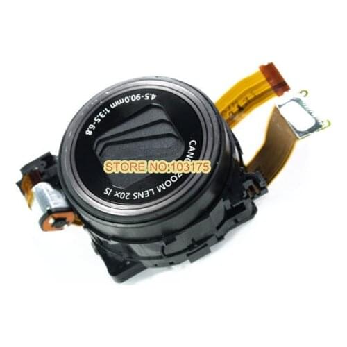 Black Lens Zoom Unit Assembly For Canon PowerShot SX240 SX260 HS Camera + CCD