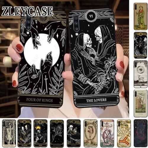 Le Tarot Egyptien de Dusserre Art Soft Phone Case For Samsung Galaxy A50 A10 A20 A20E A20S A30S A40 A51 A70 A30 A6 A7 A8 COVER