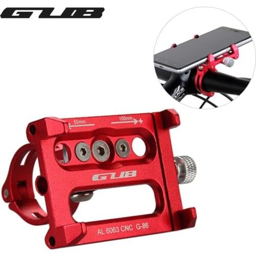GUB Bicycle Phone Holder MTB Bike Handlebar Extender Rack Black Red Gray 3 Color Available Aluminum Alloy Phone Mount Bracket