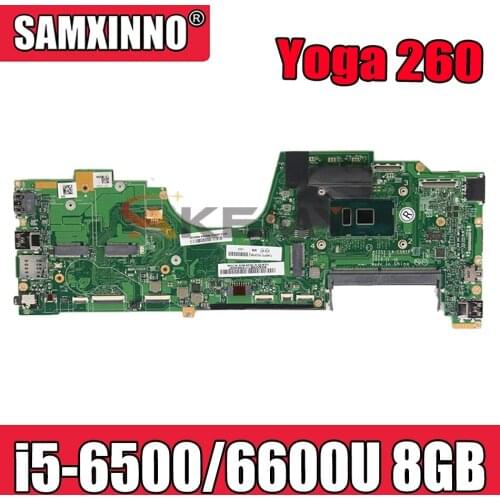 For Lenovo ThinkPad Yoga 260 laptop motherboard LA-C582P i5 6500/6600U 8GB RAM tested 100% work 01LV849 01LV862 00NY991