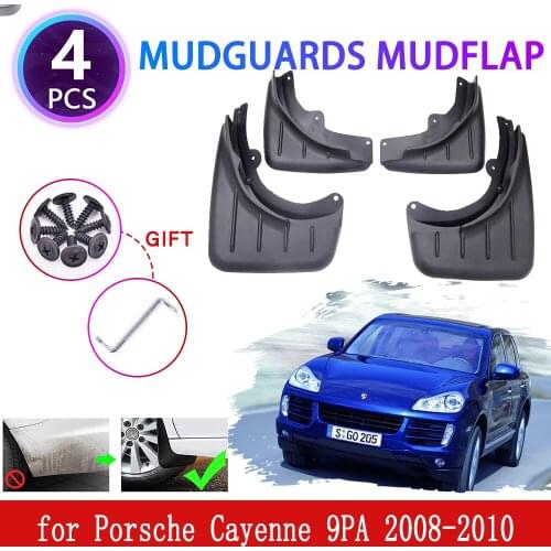For Porsche Cayenne 9PA 2008 2009 2010 Mudguard Mudflap Fender Mud Flaps Splash Guard Protect Front Rear Wheel Car Accessories