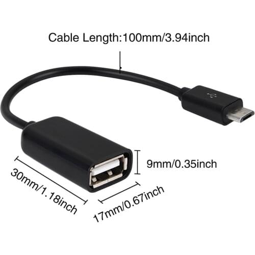 OTG Cable Micro USB Male To Female Data Sync Adapter Converter Portable Micro USB Male To Female OTG Adapter For Android Phone