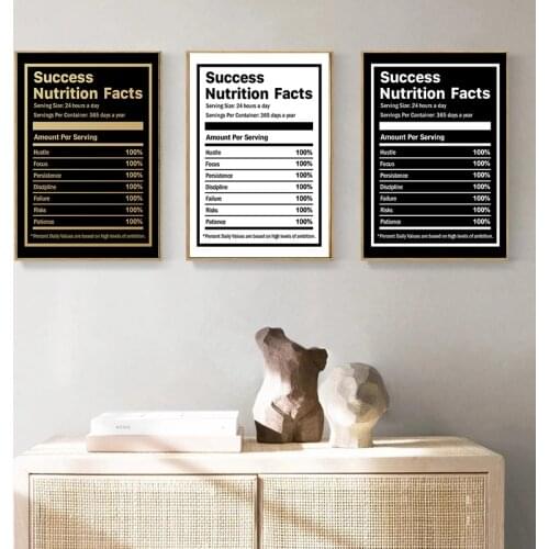 Cuadros HD Print Canvas Art Inspirational Success Quote Motivational Quote Art Posters and Prints Wall Picture for Living Room