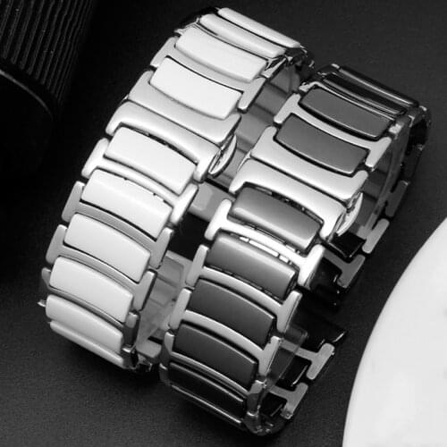 Ceramic Stainless Steel Strap For Samsung Galaxy Watch 3 45MM/45MM LTE Smart Bracelet 22MM Bands For Gear S3 Classic/Frontier