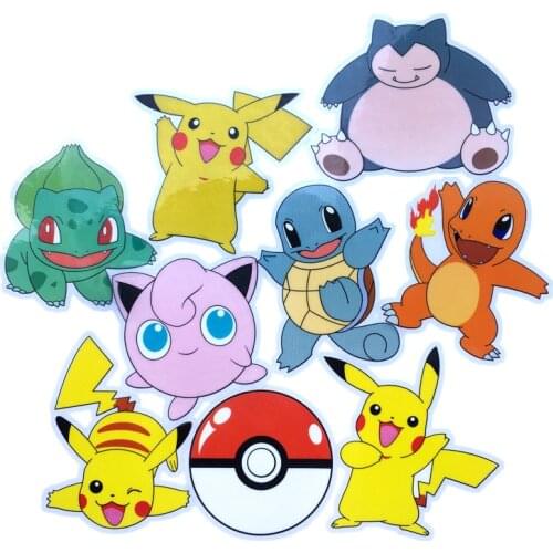 Pokemon GO Pokemon Pikachu Picchu Car Sticker Notebook Sticker Childrens Gifts Christmas Gifts Boys Girls