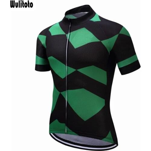 Outdoor road bike top summer print short-sleeved mountain bike cycling jersey For Men