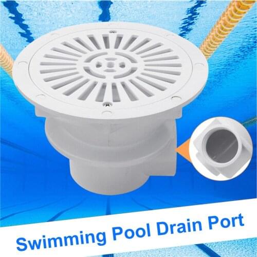 Replacement Round ABS Plastic Swimming Pool Drainer Water Outlet Swimming Pool Main Drain Port Spa Aquarium