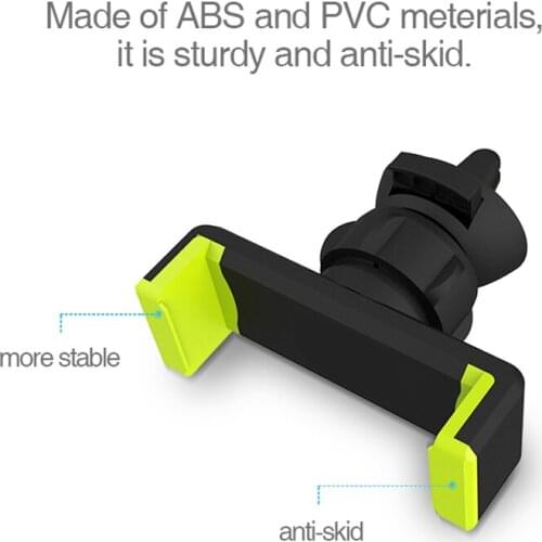 Universal Car Air Vent Clip Holder Phone Stands For Xiaomi Mi 9 SE Explore,For Asus ZenFone Lite Live (L1) ZA550KL ZA551KL