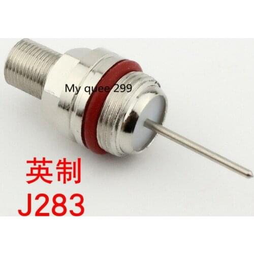 The British system J283 needle transfer F cable TV waterproof connector zinc alloy amplifier optical receiver special