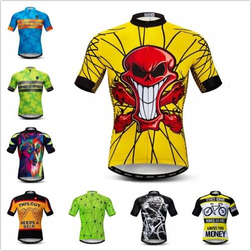 Camiseta de ciclismo para hombre de ropa para bicicleta de montaña de secado rápido y uniforme de Escocia Personality 2021