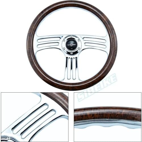 High quality Customized Car Accessories Universal 350mm 14" Drift Racing type Steering Wheel
