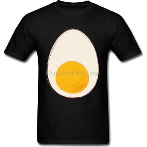 Egg T Shirt for Male Personalized April FOOL DAY Tops Tees Short Sleeve Brand New Geek Tee-Shirts Crew Neck Pure Cotton