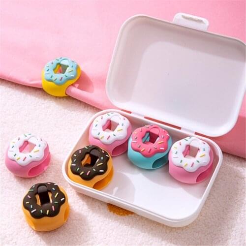 Donut 6pcs/set Non Slip Gripper Round Shape Quilt Clips Fixer Needleless Cover Holder Fastener Bed Sheet Blankets Fastener Clips