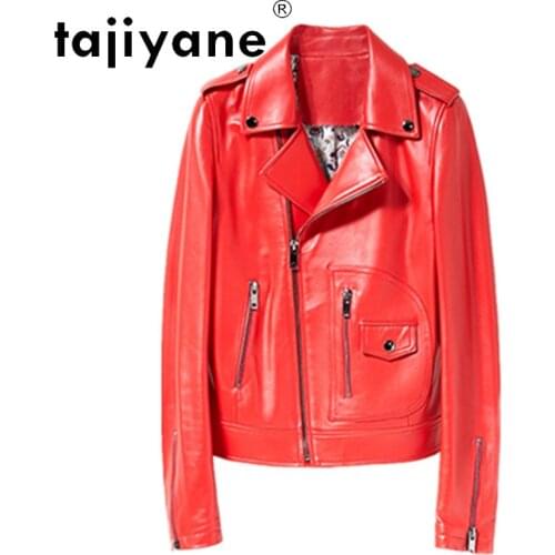 Tajiyane Women Real Leather Jacket Genuine Sheepskin Coat 2021 Lady Short Slim Clothes Autumn Woman Clothing Chaquetas HLY48