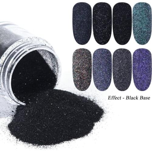 1 BottleNail Glitter Sparkly Dipping Powder Sugar Sand For Nails Decoration Laser Pigment Glitter Powder Dust Manicure MNF01-08