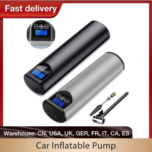 12V 150PSI Tire Inflator Air Pump Rechargeable Air Pump Tire Inflator Cordless Portable Compressor Digital Car Tyre Pump