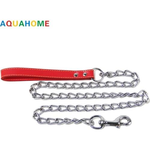 Pet tow rope chain dog harness stainless steel dog leash 120cm/180cm