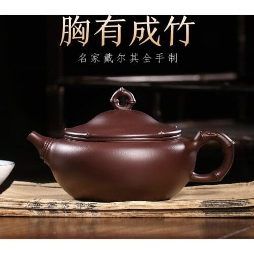 Yixing all handmade purple clay teapot