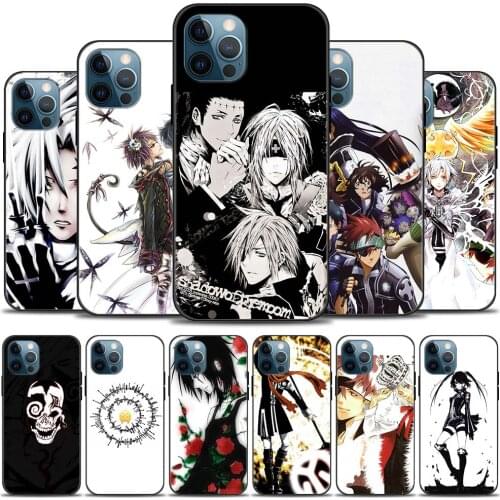 D Gray-Man Phone Case for iPhone 12 11 Pro XS MAX 12 Mini SE20 XR X 7 8 7 Plus Silicone Soft TPU Black Cover Coque Bumper Matte