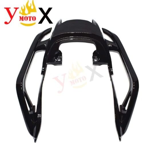 Black/Red/Blue Rear Hand Rail Grip Passenger Safety Armrest Handle Grab Bar luggage Holder Rack For YAMAHA FZ6 FZ6N FZ-6N 17-18