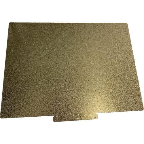 ENERGETIC Custom 256x368mm Double Side Textured PEI Powder Coated Spring Steel Sheet Build Plate for Raise3d E2 Printer Hot Bed