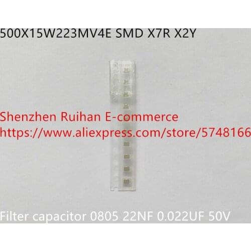 Original new 100% 500X15W223MV4E SMD X7R X2Y filter capacitor 0805 22NF 0.022UF 50V (Inductor)