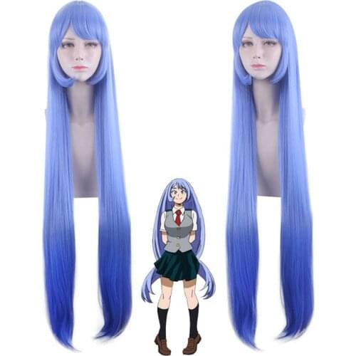 My Hero Academia BIG3 Fluctuation Wig Cosplay Costume Baku no Hero Midoriya Shoto Age of Heroes Cosplay Wigs Blue 120cm