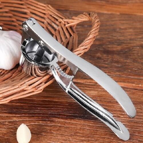 Garlic Press Crusher Squeezer Masher Home Kitchen Mincer Tool Stainless Steel Peeler Slicer Cutter Grater Planer Grinding Tool