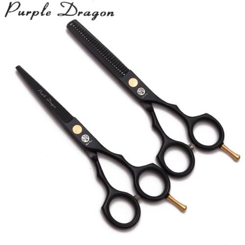 5.5" Stainless Black Professional Grooming Scissors Cutting Scissors Thinning Shears Pet Scissors Dog Shears Dropshipping Z1104