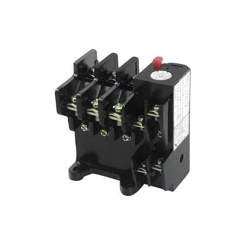 JR36-20 1.6Amp 1A-1.6A Adjustable 3 Pole Thermal Overload Relay 1NO 1NC