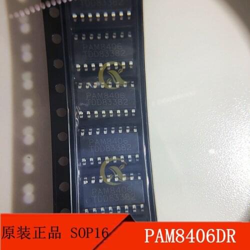 10PCS PAM8406DR SOP16 PAM8406 5w stereo audio amplifier original products