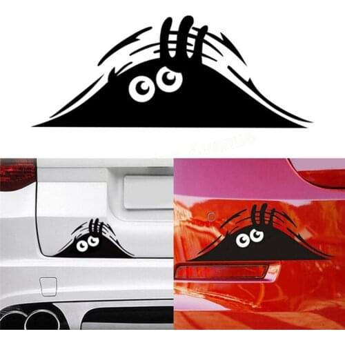 Car sticker funny 3D big eyes peek at monster sticker for Lexus ES250 RX350 330 ES240 GS460 CT200H CT DS LX LS IS ES RX GS GX-Se