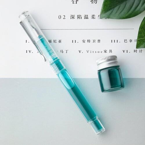 0.38/0.5 transparent clean fountain pen Art creation painting Font design scrapbook DIY student School supplie F10