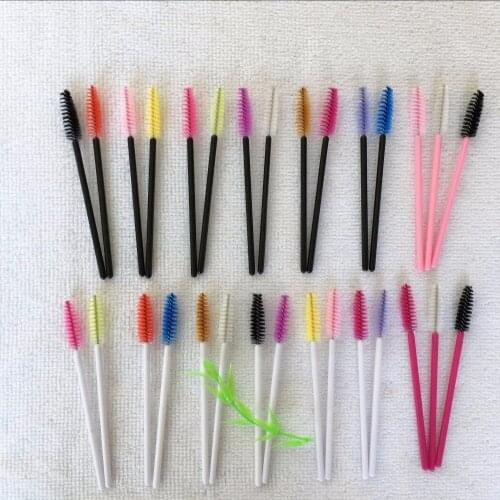 200bags 50pcs/set Color grafting-Longan EYELASH Brush Disposable Eyelashes girl new