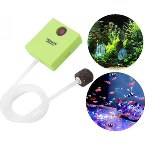 2020 New Pump Dry Battery Operated Air Aquarium Fish Pump Oxygen Mini Tank Oxygen Small K5T9