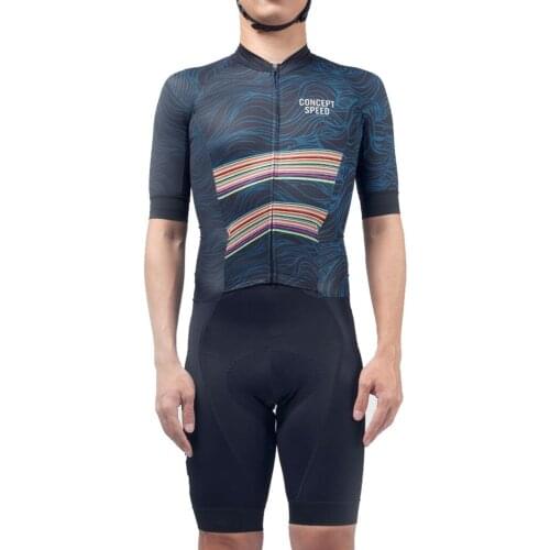 2021 CSPD cycling clothing summer men skinsuit roupa de ciclismo team mtb bicycle jumpsuit racing suit roadbike riding speedsuit