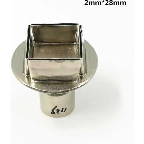 28 * 28MM 850/852 / 852D + Hot Air Gun Nozzle Tuyeres QFP Square Tuyeres Heat Gun Hot Air Welding Nozzle A1129B BGA Nozzles
