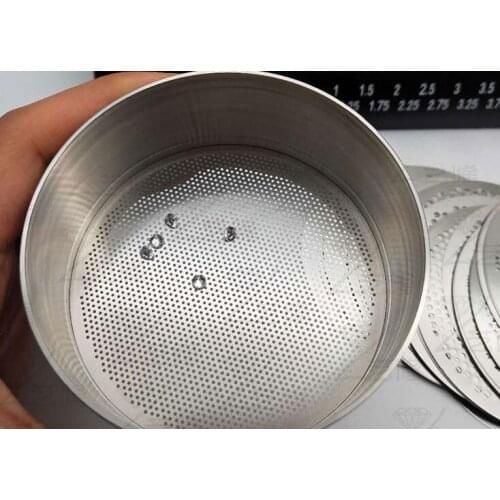 Free shipping 65 80mm Stainless Steel Diamond Sieves Gem Diamond Sorting Sieving Tool for Identification Measurement Jewelry gem