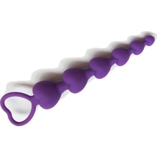 Beaded Toys for Couples Sex 6-bead Sex Sticks for Anal Plugs G-spot Stimulation Toys for Women Anal Sex for Men and Women