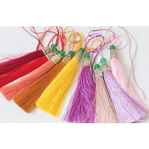 Dailylike Vintage Polyester Cotton Ice Silk Bronze Cap Tassel Trim DIY Sewing Curtains Accessories DIY Home Wedding Decoration