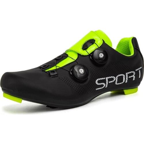 Breathable Cycling Shoes for Men Road Bike Shoes Professional Indoor Outdoor Bicycle Shoes Self-Locking Compatible SPD Cleats