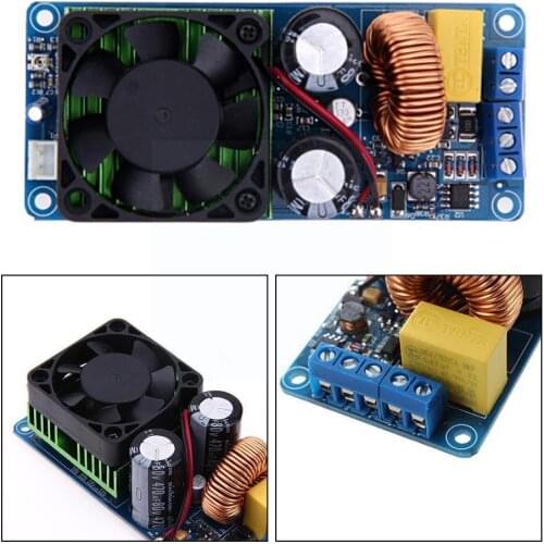 Irs2092s Dual Power Supply 500w Mono Channel Digital Digital Class Amplifier 20hz-20khz Module Hifi Amplifier D Board Po B2t2