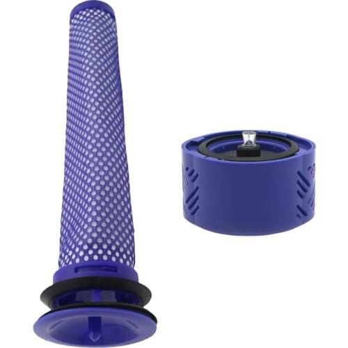 Pre & Post-Motor HEPA Filter Kit for Dyson V6 DC59 Vacuum Cleaner Parts # DY-96674101 & DY-96566101