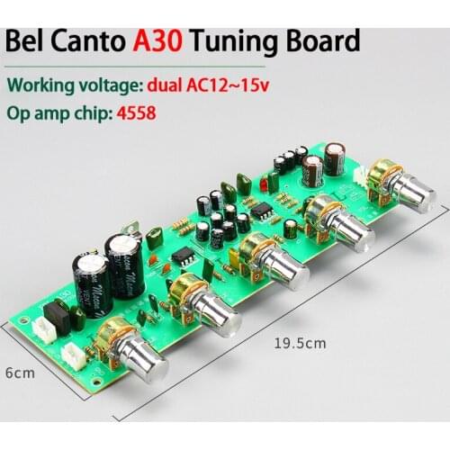 KYYSLB A30 Dual AC12-15V Power Amplifier Tuning Board Preamp Amplifier Volume Tuning Board
