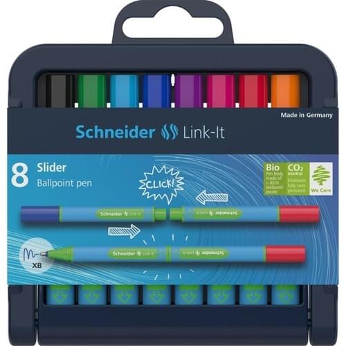 Schneider Link-It Slider Xb Ballpoint Pen Set of 8