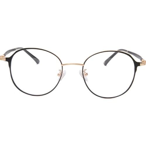 New golden frame reading glasses for women progressive glasses computer glass acrylic lens shopping reading glass 8026