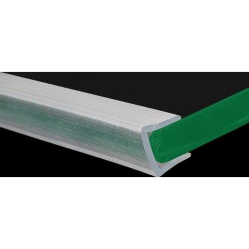 1M rubber glass shower door gap seal water retaining strip furniture edge trim glazing weatherstrip edge guard banding tape