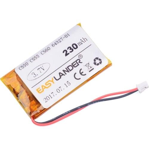 Easylander Replacement 3.7V 300mAh Battery For PLANTRONICS 64327-01 64399-01 CS351 CS351N CS351V CS361 CS361N CS50 CS55 CS60