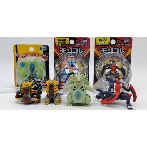 Takara Tomy Pokemon Genuine Toy Doll Sawk Tyranitar Giratina SP MEGA Garchomp Blaziken Action Figures Collectibles Greninja