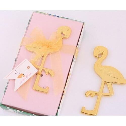 25 Pieces/lot) Animal Wedding Favors of Flamingo Beer Bottle Opener Favors For Bridal shower Party Favors and Bottle favors